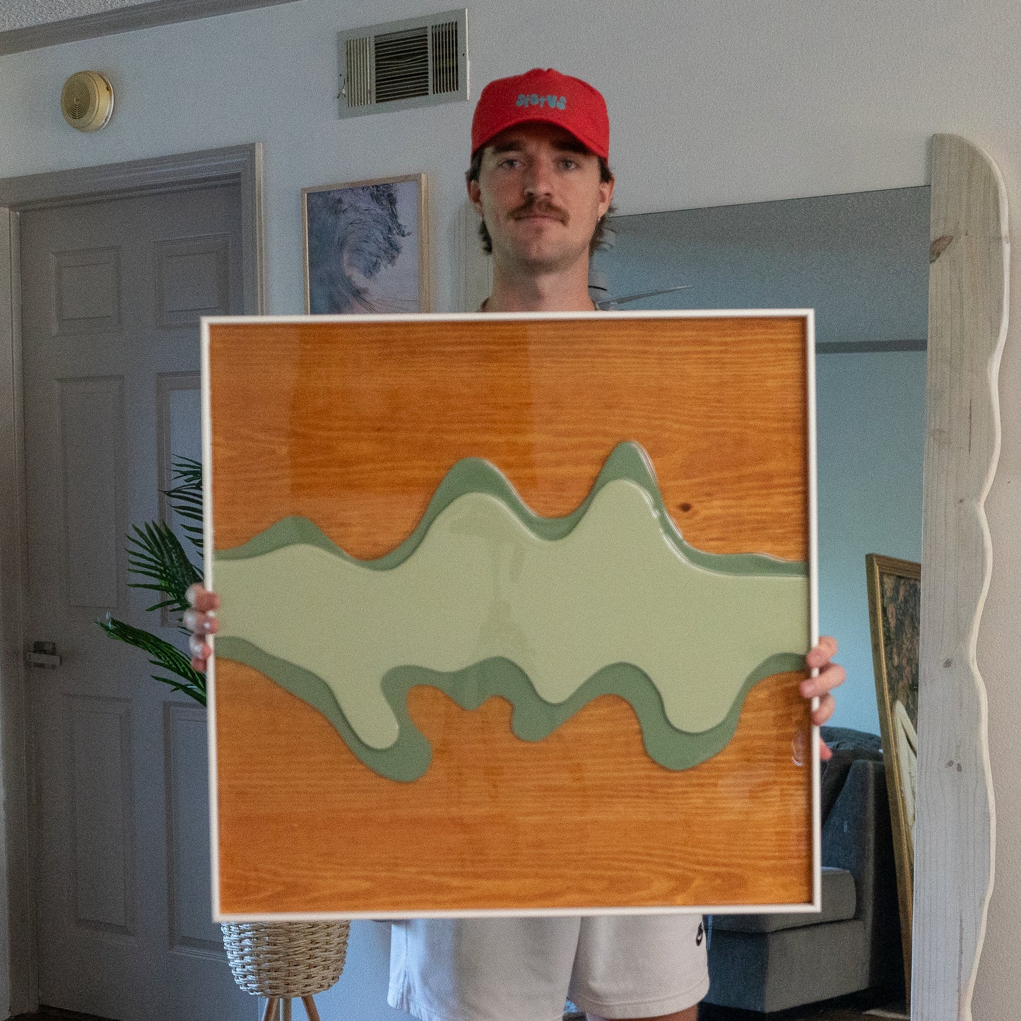 Green Wave (2'x2')