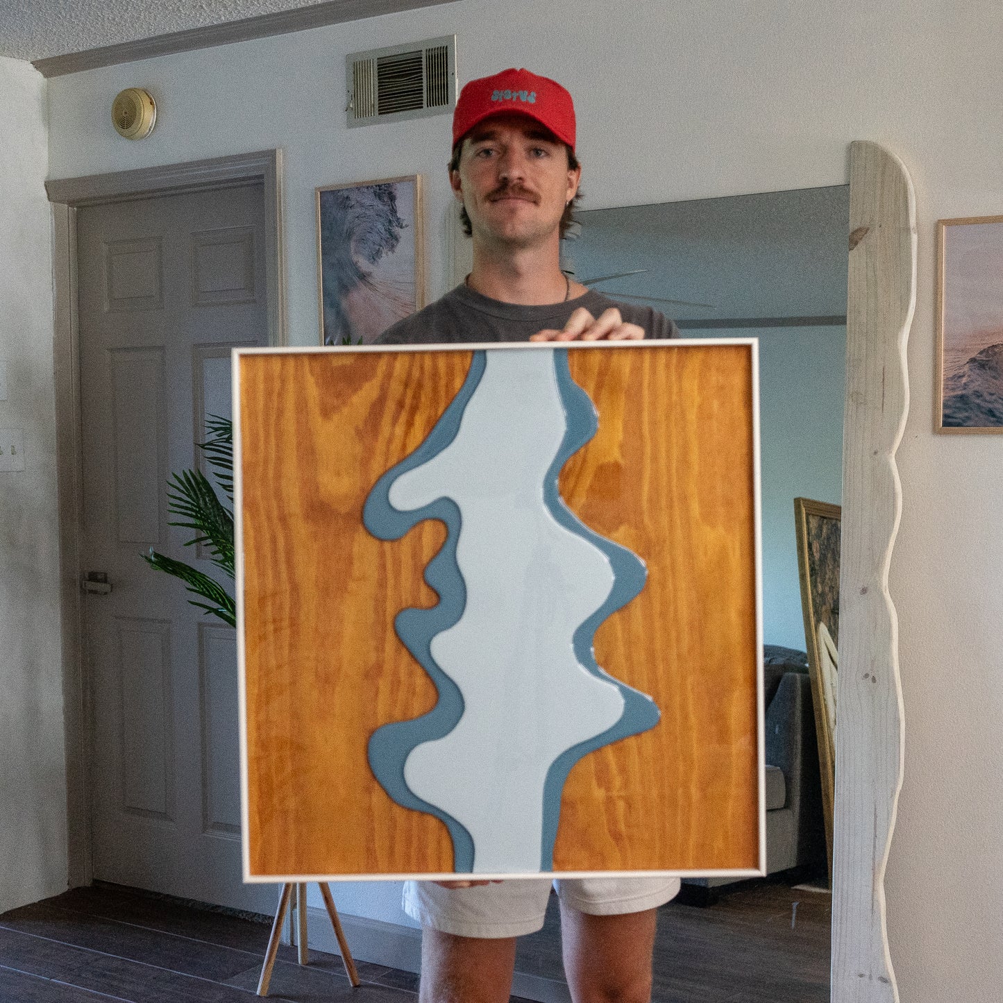 Blue Wave (2'x2')