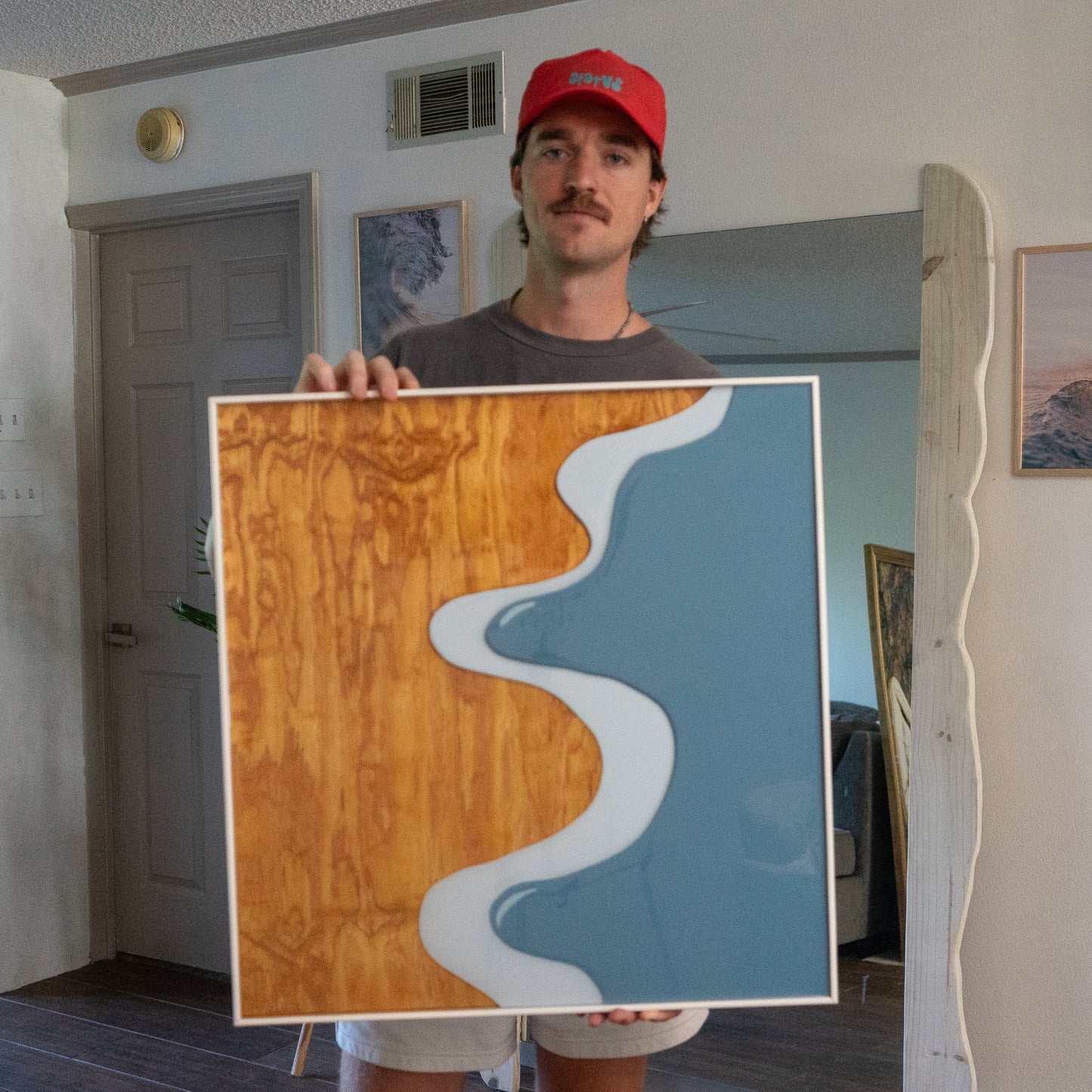 Blue Coast (2'x2')