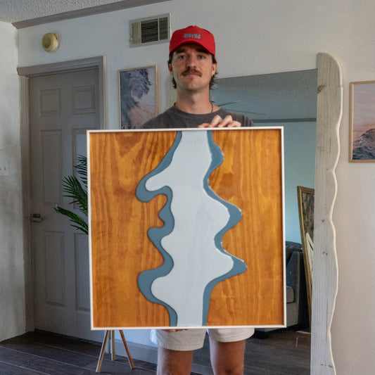 Blue Wave (2'x2')