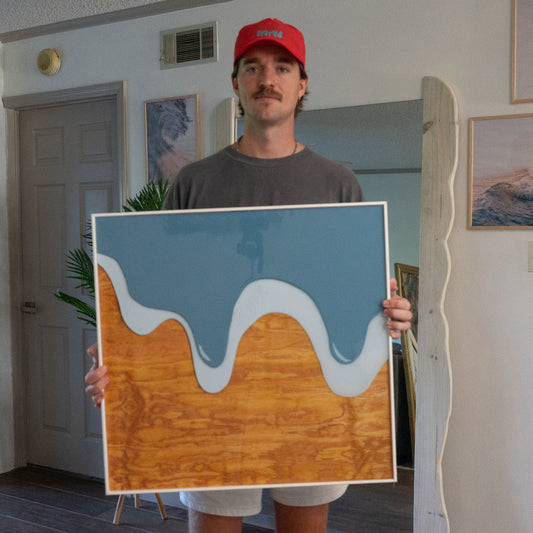 Blue Coast (2'x2')