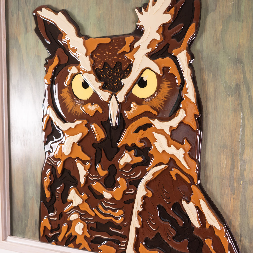 The Owl - Auzz Original Art Piece