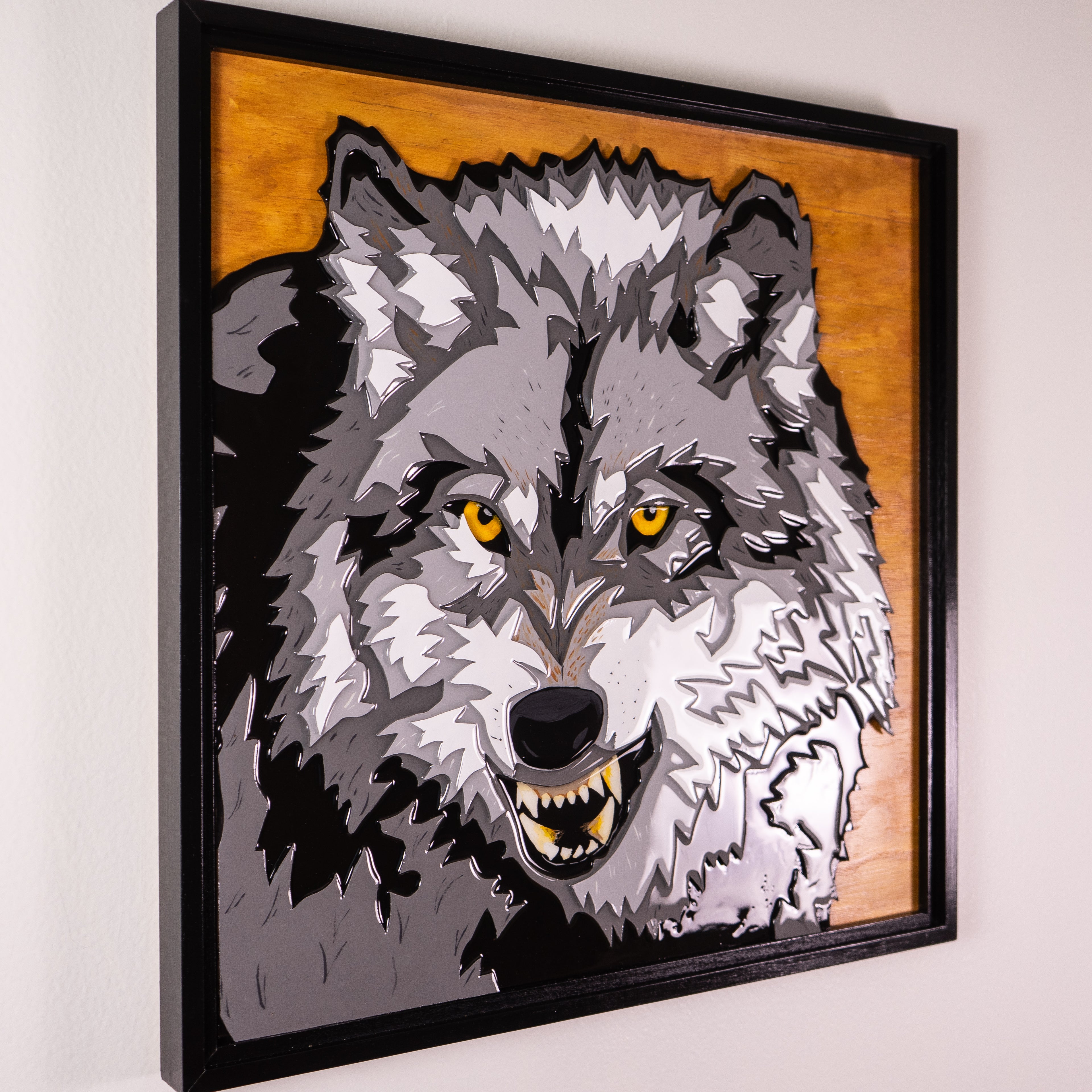 The Wolf - Auzz Original Art Piece