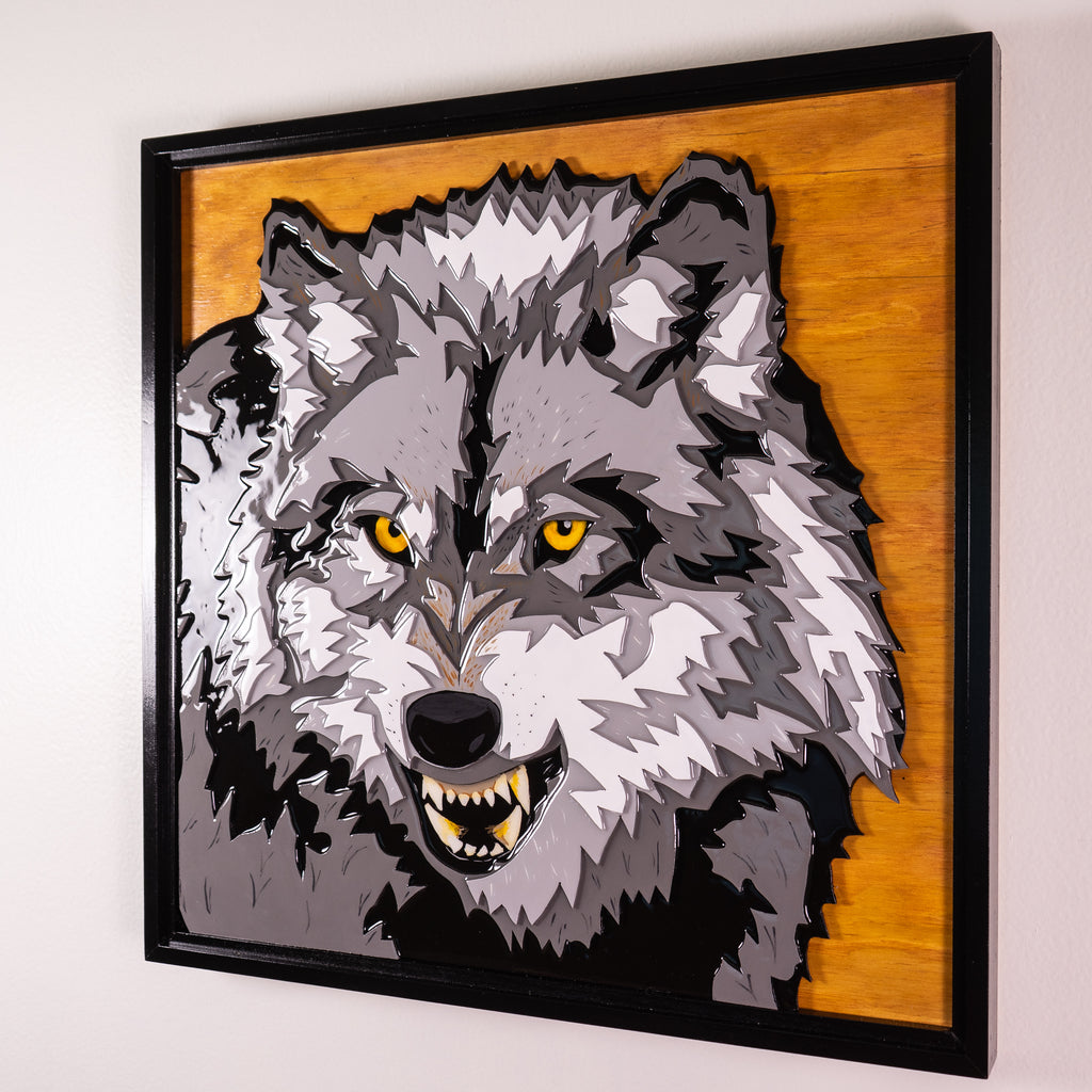 The Wolf - Auzz Original Art Piece